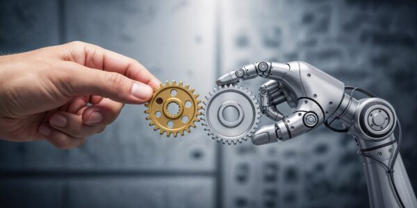 main humaine et robot maintenance